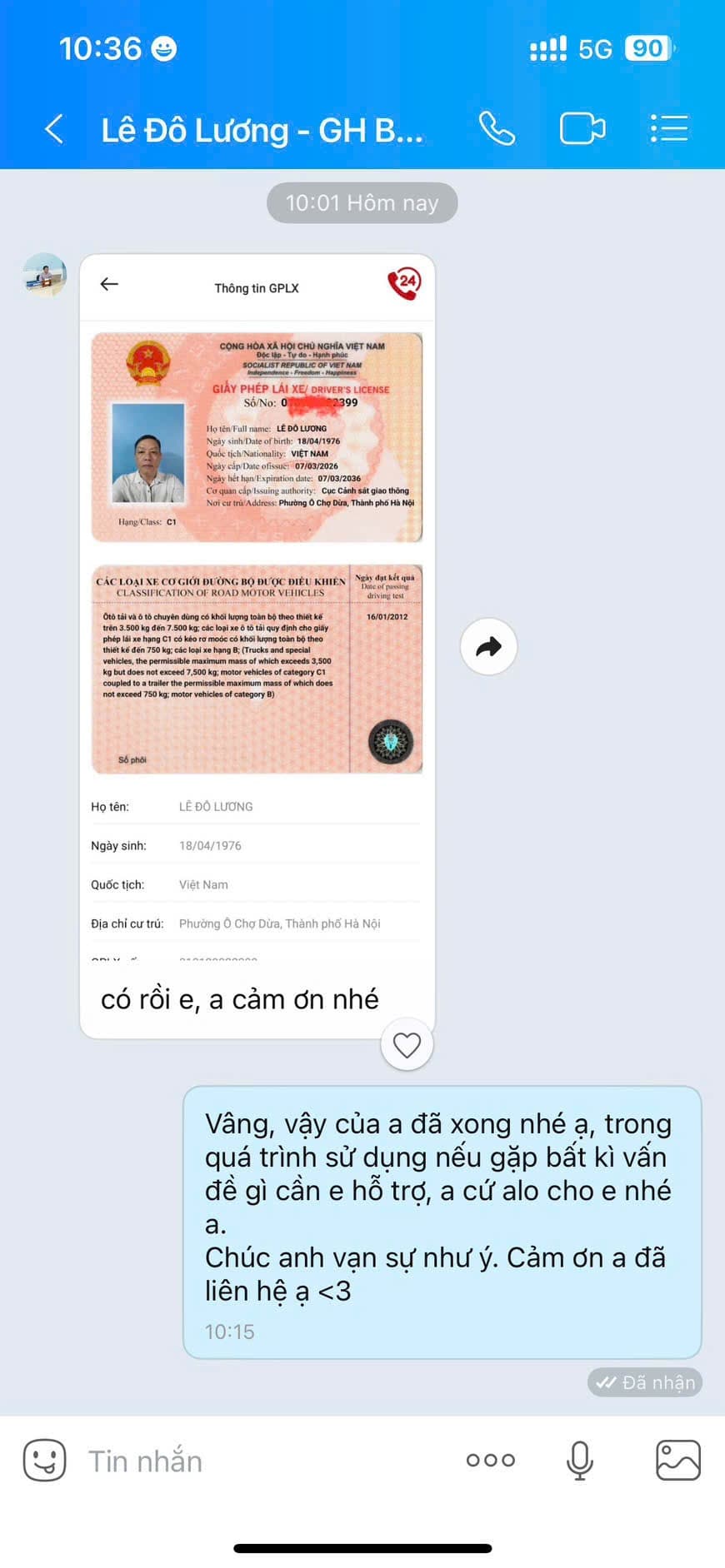 Feedback học viên tại Bằng Lái Xanh — IMG 9721